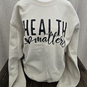 Mental Health Matters Cream Heavy Blend Sweatshirt